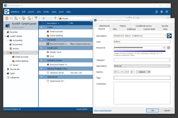 PASSWORD DEPOT 16 "PC"