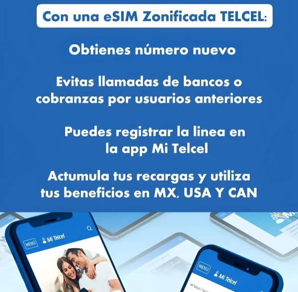 Esim Telcel "Prepago"